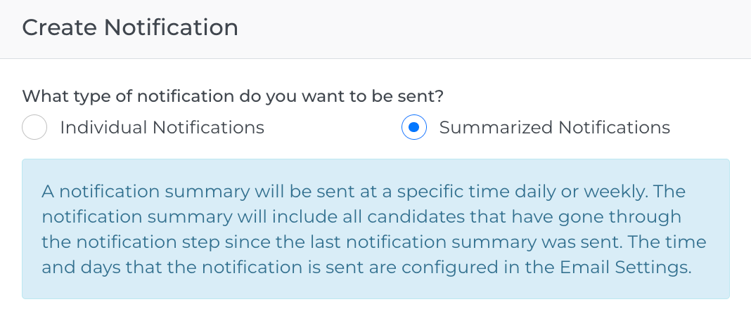 Configurable Send Time Settings for Automation Notification Steps